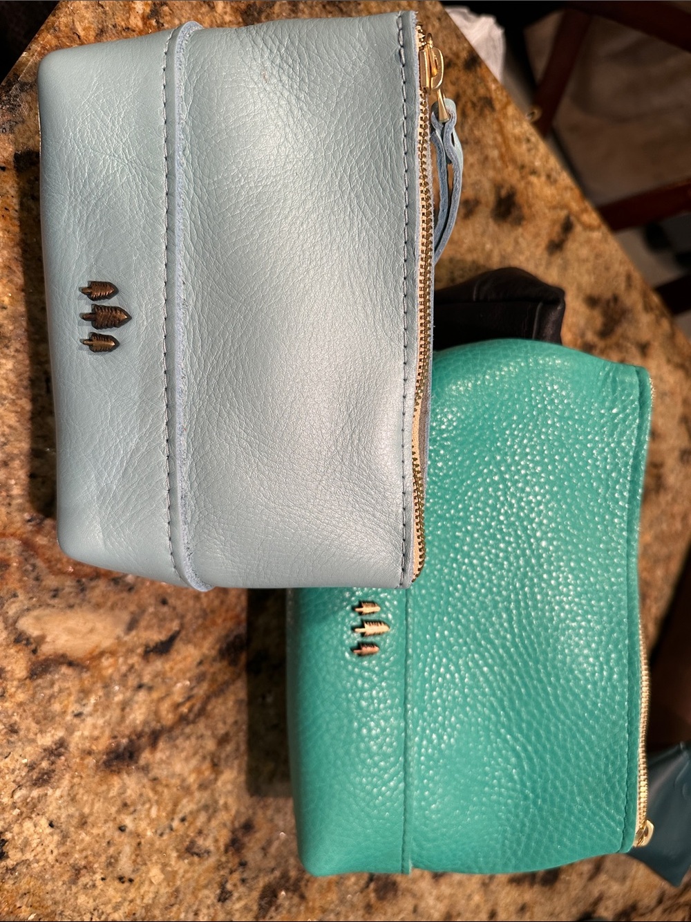 Portland Leather Chelsea pouches. Like new.